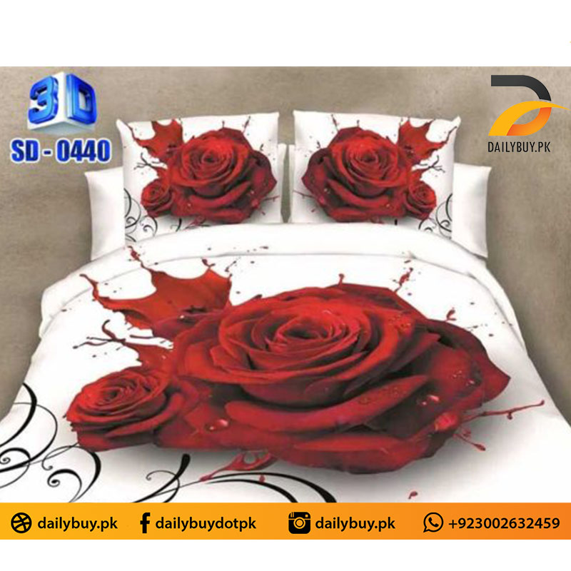 3D Digital Bed Sheet 0440