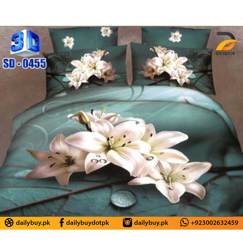 3D Digital Bed Sheet 0454