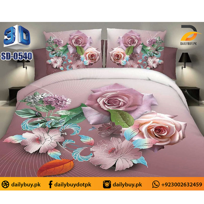 3D Digital Bed Sheet 0540