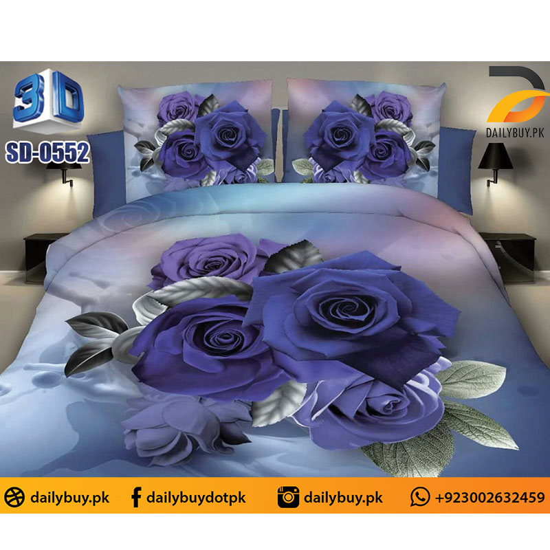3D Digital Bed Sheet 0552