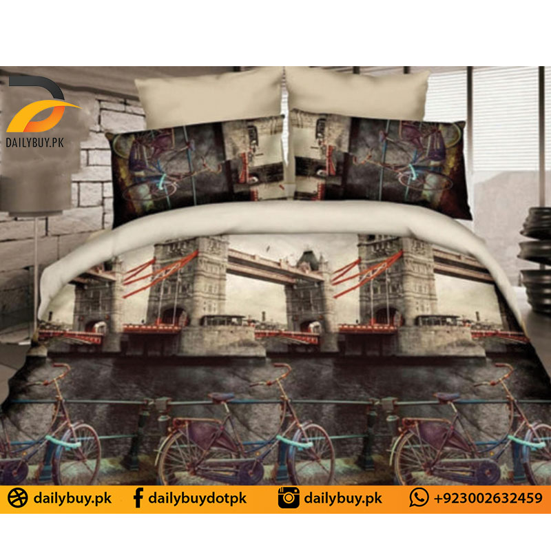3D Digital Bed Sheet 0557