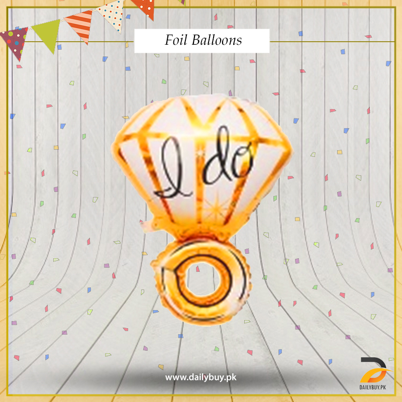 I DO RING Foil Balloon