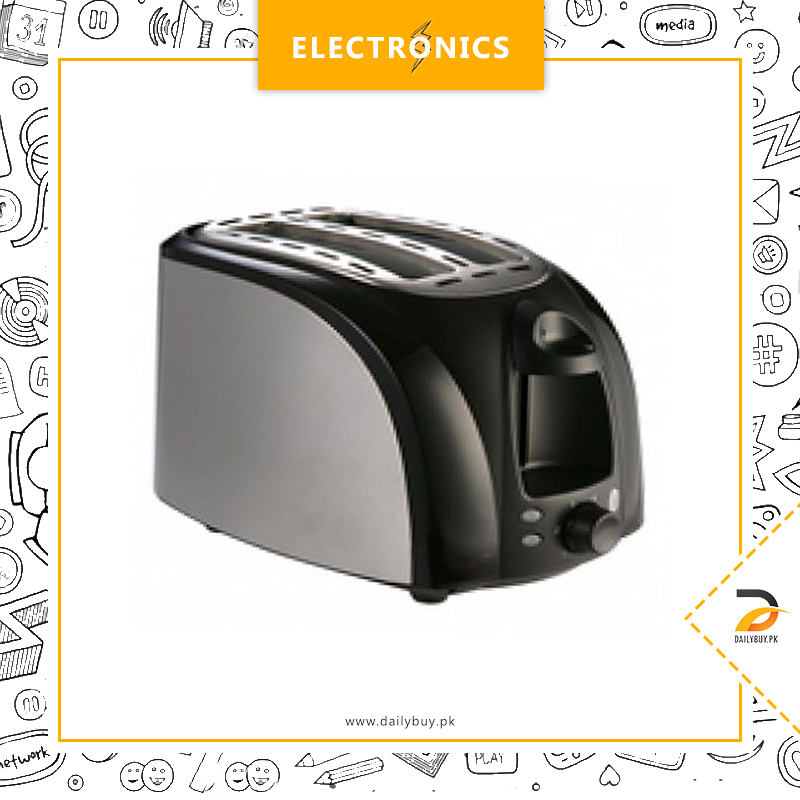 Anex Toaster 2 Slice KT-211 - Black & Grey