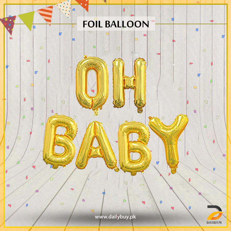 OH Baby Foil Balloon