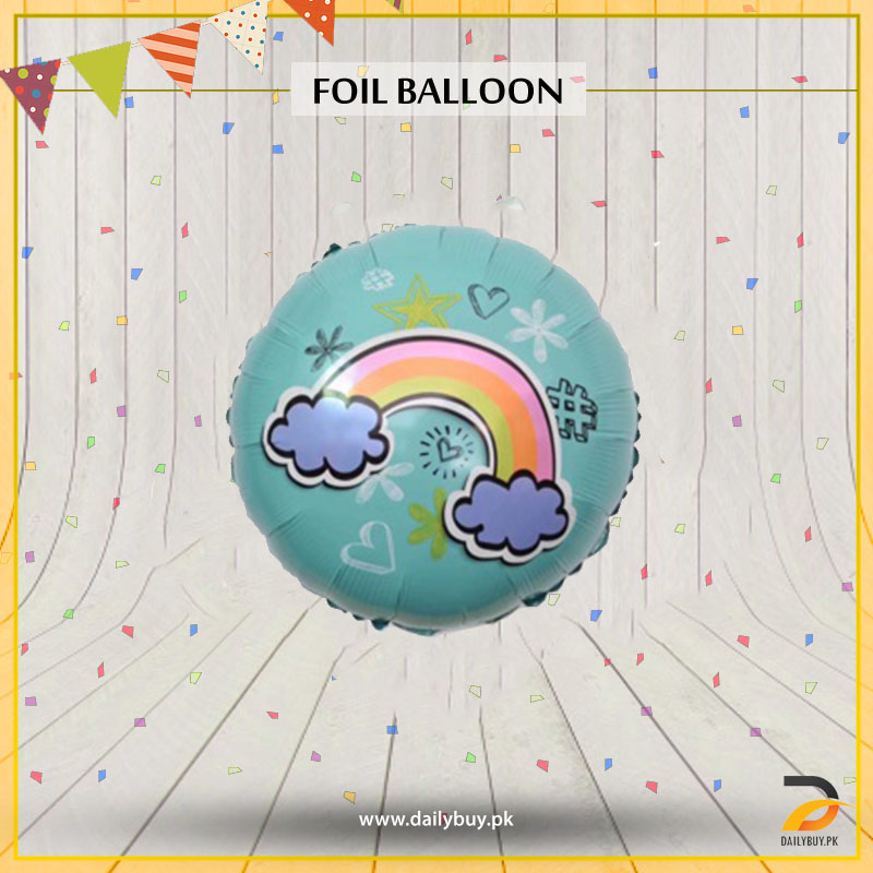 Rainbow Cloud Foil Balloon
