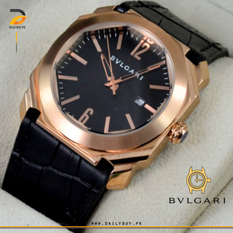 BVLGARI OCTO SOLOTEMPO QUARTZ MENS WATCH