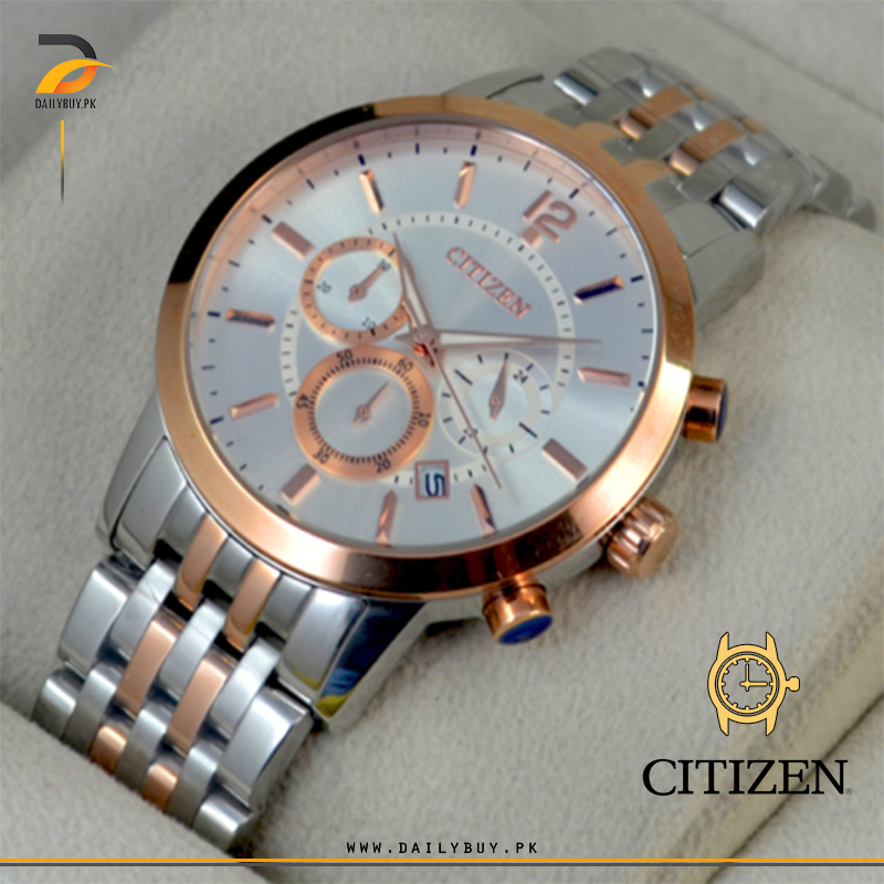 CITIZEN CHRONOGRAPH ROSE GOLD TWO TONE