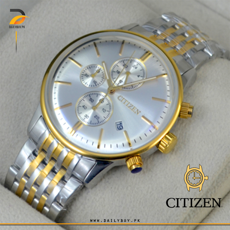 CITIZEN CHRONOGRAPH GOLD TWO TONE