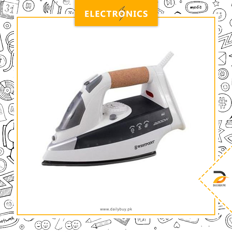 Westpoint Deluxe Steam Iron - WF-2020 - White & Grey