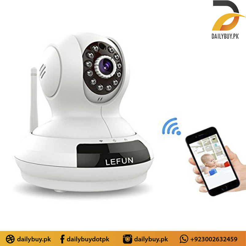 Dual Antenna WiFi IP Camera - White