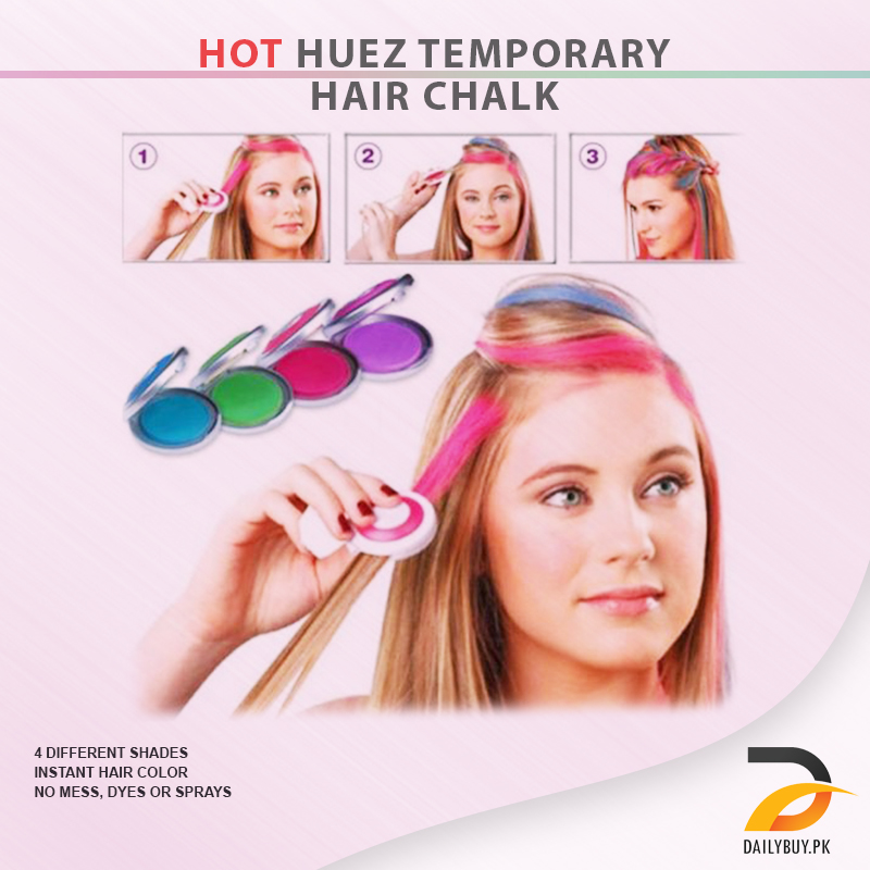 Hot Huez Temporary Hair Chalk - Multi Color