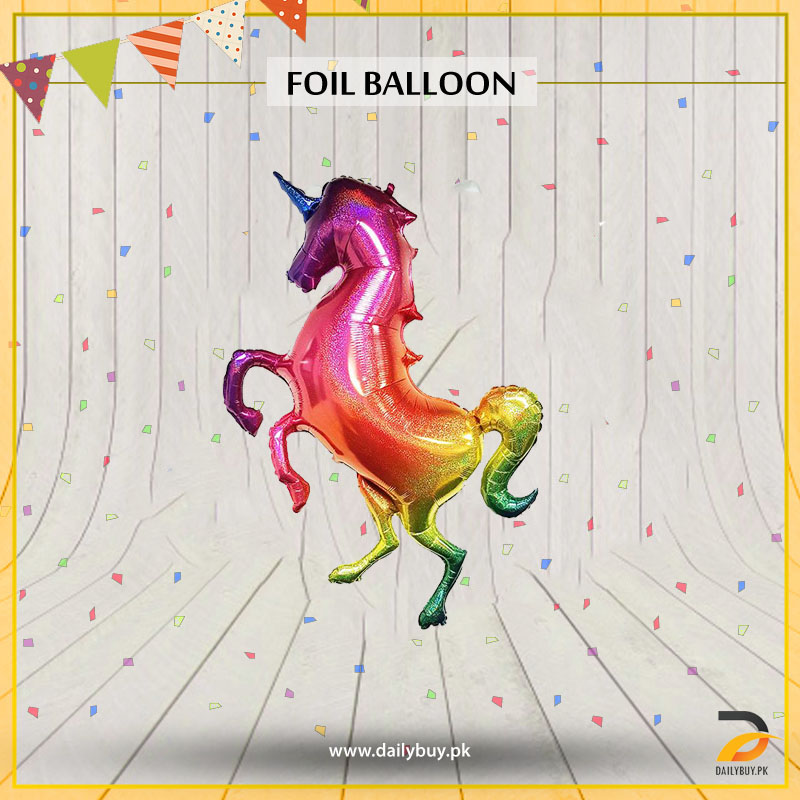 Unicorn Horse Foil Balloon