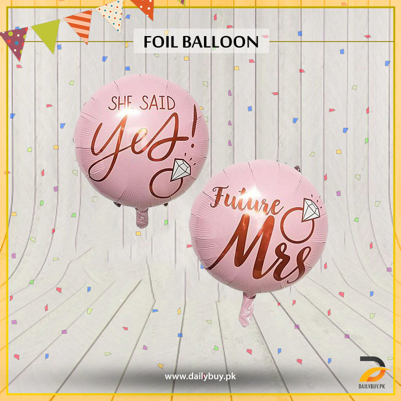 Proposing Foil Balloon