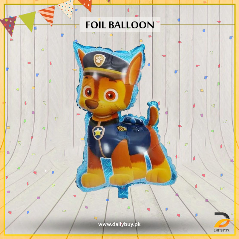 Cartoon Force Dog Foil Balloon