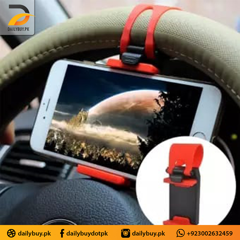 Car Steering Wheel Universal Mobile Holder