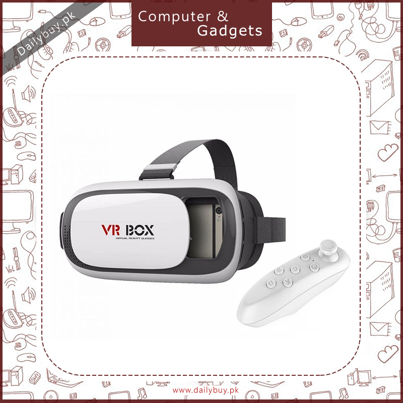 VR Box Virtual Reality 3D Glasses with Remote