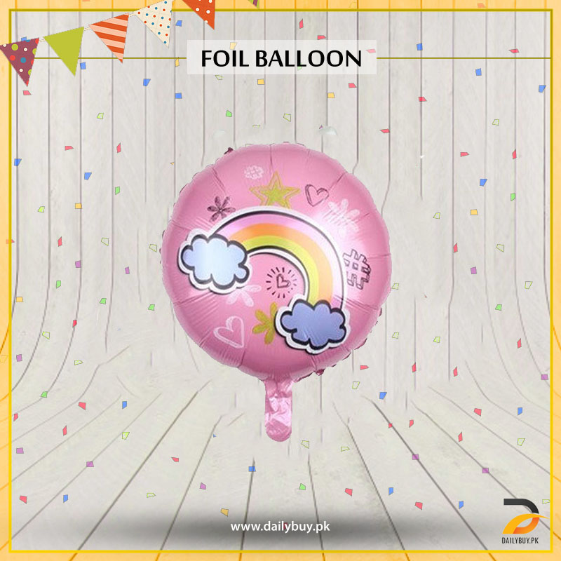 Rainbow Cloud Foil Balloon