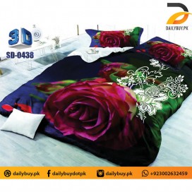 3D Digital Bed Sheet 0438