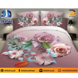 3D Digital Bed Sheet 0540