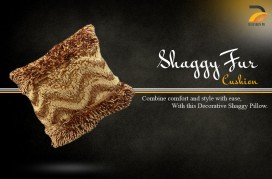 Shaggy Fur Cushion CS-01