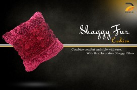 Shaggy Fur Cushion CS-02