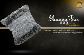 Shaggy Fur Cushion CS-07
