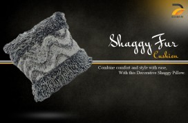 Shaggy Fur Cushion CS-08