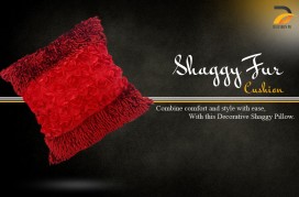 Shaggy Fur Cushion CS-11
