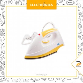 Light Weight Dry Iron White And Yellow