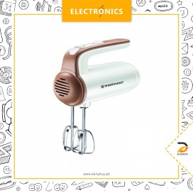 Westpoint WF-9301 - Deluxe Hand Mixer - 200 Watts - White & Brown
