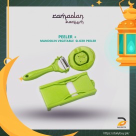 Peeler + Mandolin  Vegetable Slicer-Peeler