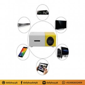 Portable Mini LED HD Projector - Yellow