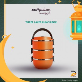 THREE LAYER LUNCH BOX