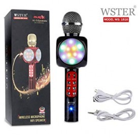 Wireless Bluetooth Microphone Hifi Speaker Ws-1816