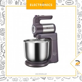 WF-9504 - Deluxe Hand Mixer With Stand Bowl - Silver - 300 Watts
