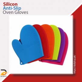 Pack of 2 Silicon Anti Slip Oven Gloves