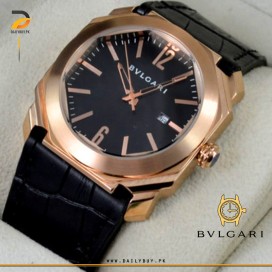 BVLGARI OCTO SOLOTEMPO QUARTZ MENS WATCH