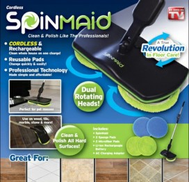 SpinMaid the Best Dual Head Cordless Spin Mop!