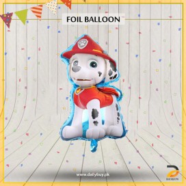 Cartoon Patrol Dog Foil Balloon