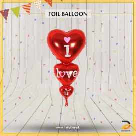 I Love You Heart Shape Foil Balloon