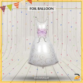 Girl Party Dress Foil Balloon