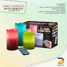 Special Luma Candles with Remote