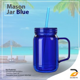 Mason Jar Blue