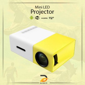 Portable Mini LED HD Projector - Yellow