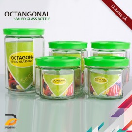 Octangonal Sealed Glass Bottle