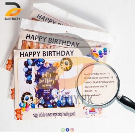Happy Birthday Set Space Theme