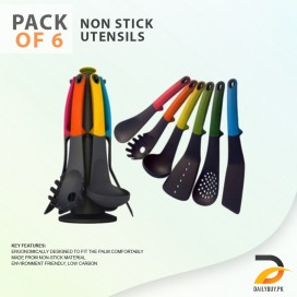 Pack of 6 - Non Stick Utensils