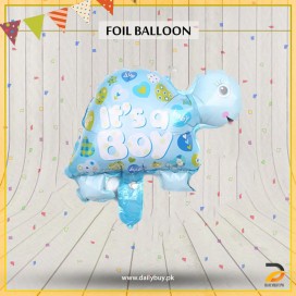 Baby Girl & Baby Boy Turtle Foil Balloon