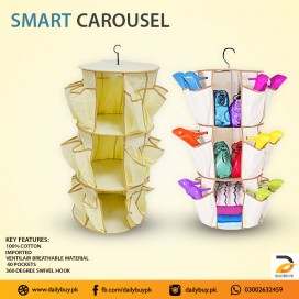 Smart Shoe Organizer Carousel