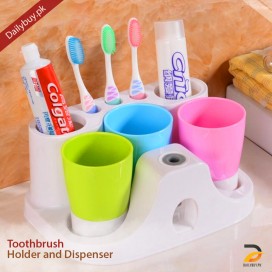 Toothbrush Holder And Dispenser